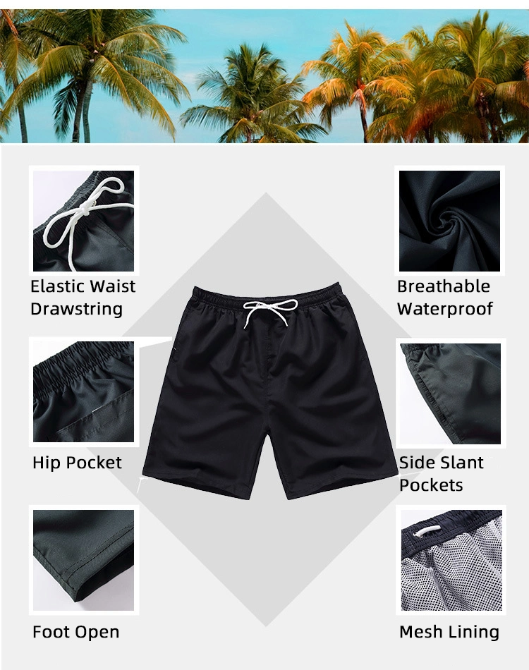 Summer Quick Dry Customized Swimwear Men Cheap Pants Mens Swim Trunks Board Beach Shorts